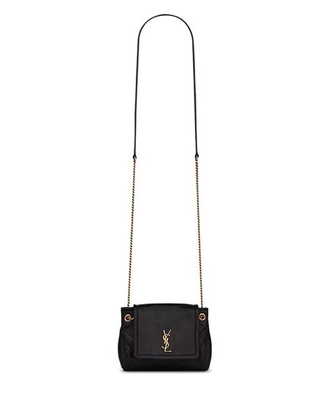 Saint Laurent Mini Nolita Crossbody in Lambskin